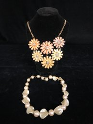 Floral Necklace Lot