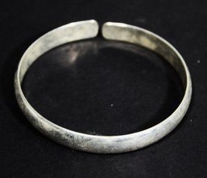 Plain Round 925 Sterling Silver Bangle Bracelet