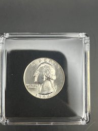 Beautiful 1964-D Uncirculated Silver Washington Quarter