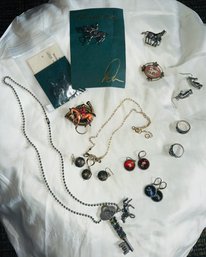 Nice Vintage Lot Of Horse Equestrian Themed Jewelry