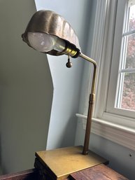 All Brass Vintage Seashell Lamp