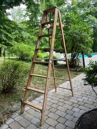 An 8' Wooden Ladder