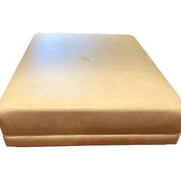 A Huge Custom Rectangular Leatherette Ottoman 4'x 6'