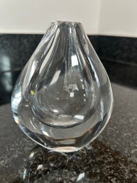 Glass Crystal Bud Vase 5.5' Height