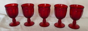 Five Red Goblets