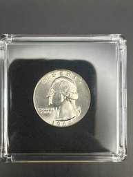 Beautiful 1964-D Uncirculated Silver Washington Quarter