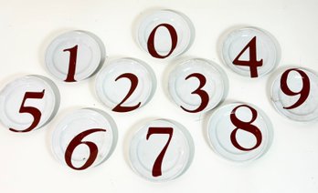 Numbered Appetizer Plates! (2 Of 2)