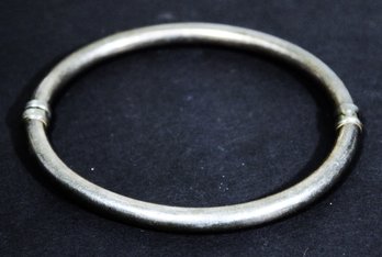 Sterling Silver Hinged Bangle Bracelet (snap Closure Does Not Work Tightly)