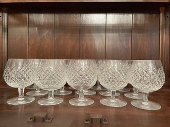 Set Of 16 Waterford Alana Brandy Sniffer Goblet Glasses . ( Waterford 3)
