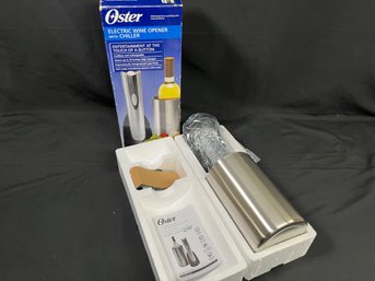 NEW! Oster Electric Wine Opener With Chiller