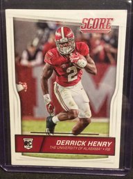 2016 Panini Score Derrick Henry Rookie Card - K