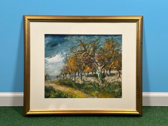 Maurice De Vlaminck, Limited Edition Hand-Embellished Photolithograph, Autumn Landscape, Numbered