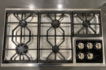 Wolf Five Burner 36' Gas Stainless Steel Cooktop (Model CT36G/S)