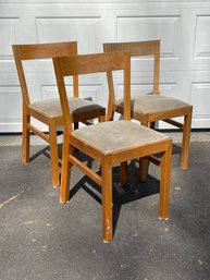 Cushioned Side Chairs Set Of 3