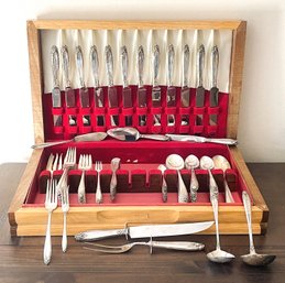 International Sterling Prelude Service For 12 W/Serving Forks & Spoons, Carving Utensils & Others- 100 Pieces