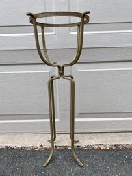 Vintage Wrought Iron Plant Stand. Stands 26 1/4' Tall.