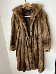 Vintage Brown Fur Coat