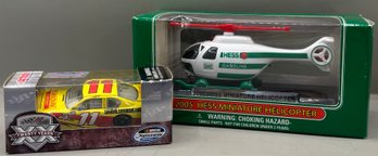 Hess Helicopter & Nascar Action Car