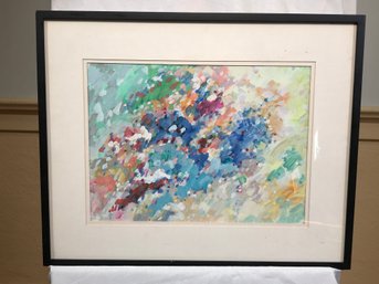 Very Nice - Original James Pascucci Painting - Abstract Watercolor - 20-1/2' X 17'