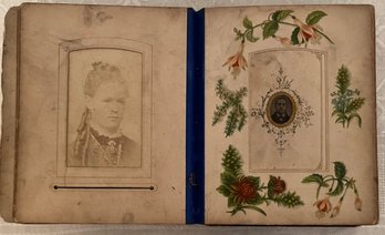 Antique Old Victorian Family 34 Photo Photograph Album - CDV Carte De Visite - Tintype - London UK - USA