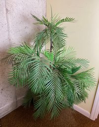 Faux Plant In Terra Cotta Planter