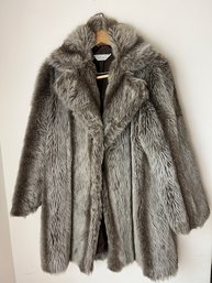 Vintage NPC Fashions Faux Fur Coat