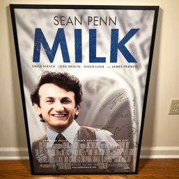 Fantastic Signed MILK Theatrical Poster - Many Signatures - Cannot Make Many Of Them Out - NICE POSTER !