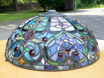 A Stained Glass Ceiling Shade