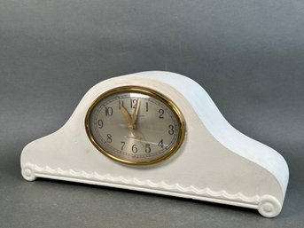 White Painted Vintage General Electric Westminster Chime Clock