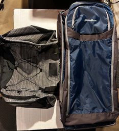 Eddie Bauer Backpack/Suitcase Pack And P Brand Duffel Bag          (basement)