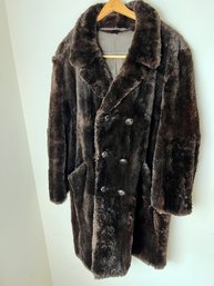 Vintage Buffalo (?) Fur Coat In Need Of TLC