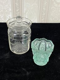 2 Piece Set Of Vintage Glassware