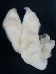 White Fox Fur Shawl Would Be Perfect Thrown Over A Wedding Gown