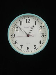 Sterling & Noble Clock Company Retro Round Wall Clock