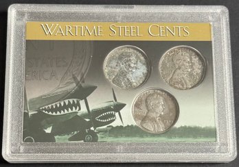 Wartime Steel Cents 1943, 1934-D, 1943-S