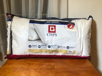 $119 Retail From KOHL'S - Brand New RL CHAPS Down King Size Pillow - 360 Down - Special Side Sleeper - WOW !