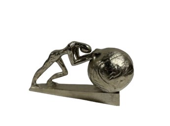 Modern Sisyphus Tabletop Sculpture