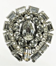 Large White Rhinestone Fragment