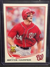 2013 Topps Bryce Harper Rookie Cup Card - K