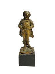 Honore Daumier The Scoffer  19th Century Bronze Social Caricature Sculpture