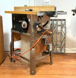 A Vintage Craftsman Table Saw With Extendable Rack