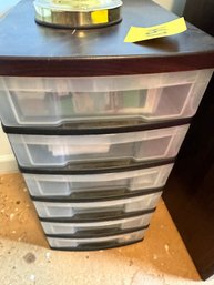 6 Drawer Plastic Storage Container