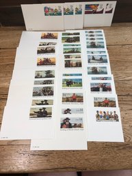 35 Prepaid Unused Postcards. Lot 4