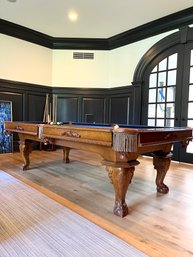 A Brunswick Billiards Table