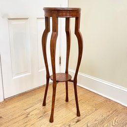 An Early 20th Century Mahogany Plant Stand Or Pedestal