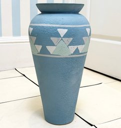 A Large Ceramic Vase By Haegar