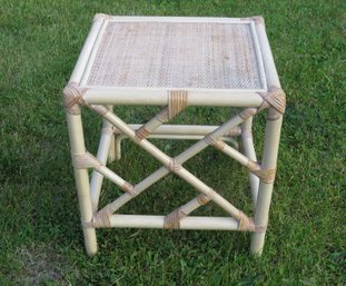 A Rattan Side Table