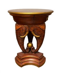 Exotic Elephant Side Table