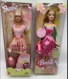 2 NEW Easter Barbies