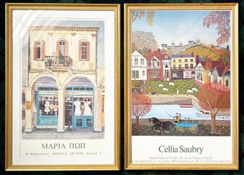 A Pair Of Gallery Prints - Cellia Saubry And More